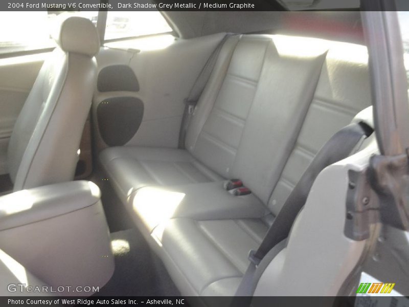 Rear Seat of 2004 Mustang V6 Convertible