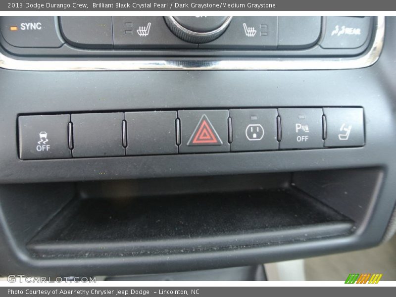 Brilliant Black Crystal Pearl / Dark Graystone/Medium Graystone 2013 Dodge Durango Crew