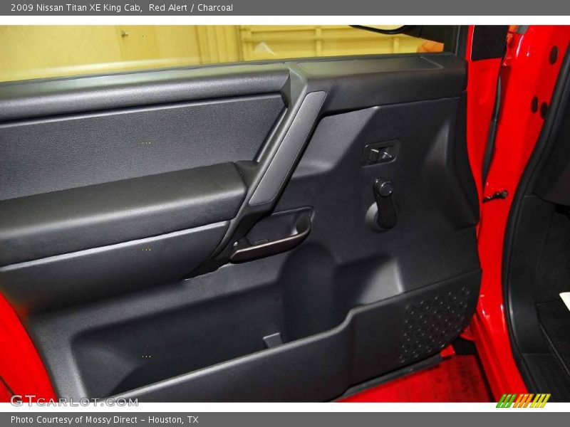 Red Alert / Charcoal 2009 Nissan Titan XE King Cab
