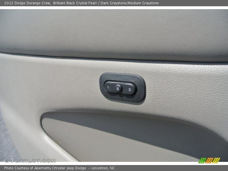 Brilliant Black Crystal Pearl / Dark Graystone/Medium Graystone 2013 Dodge Durango Crew