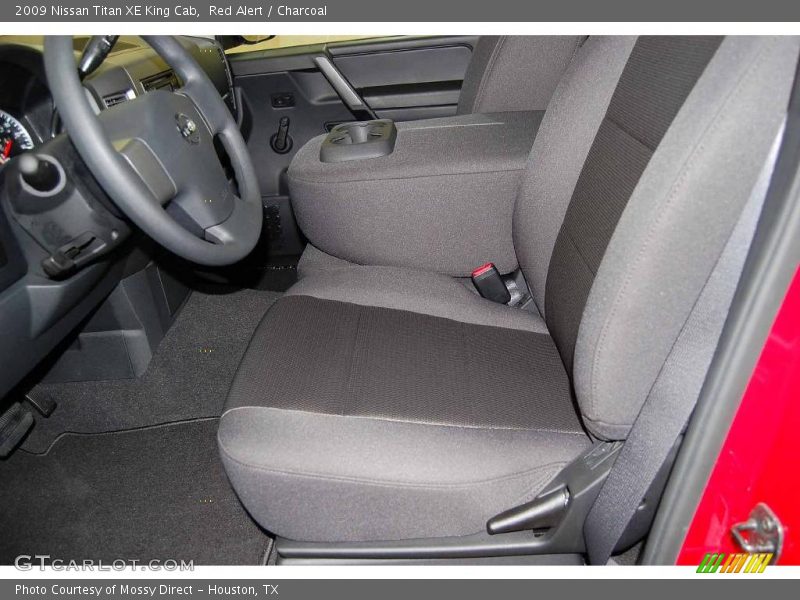 Red Alert / Charcoal 2009 Nissan Titan XE King Cab