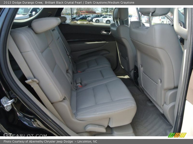 Brilliant Black Crystal Pearl / Dark Graystone/Medium Graystone 2013 Dodge Durango Crew