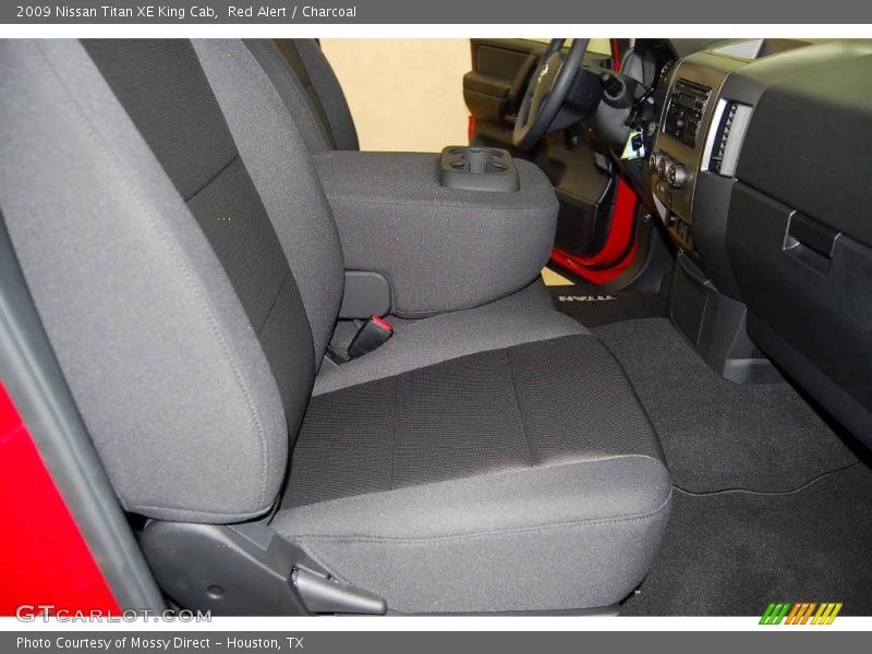 Red Alert / Charcoal 2009 Nissan Titan XE King Cab