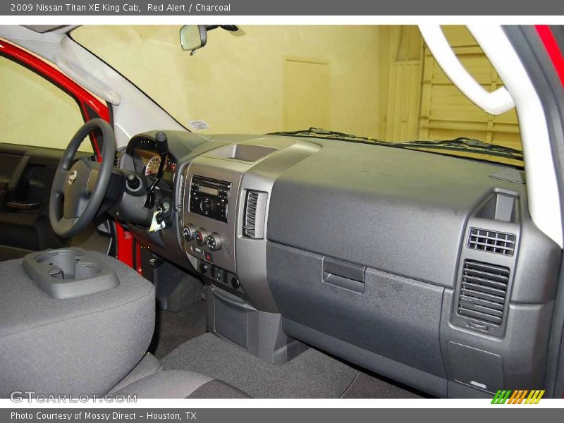 Red Alert / Charcoal 2009 Nissan Titan XE King Cab