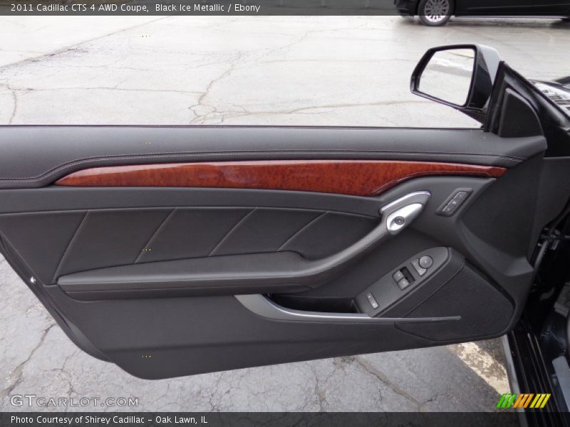 Black Ice Metallic / Ebony 2011 Cadillac CTS 4 AWD Coupe