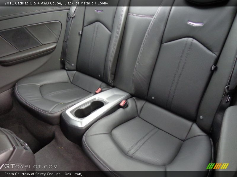 Black Ice Metallic / Ebony 2011 Cadillac CTS 4 AWD Coupe