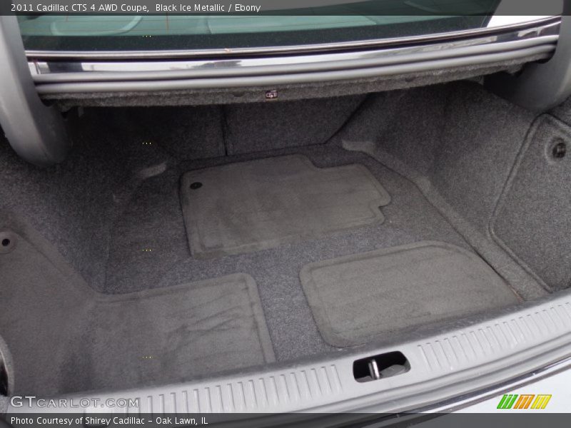 Black Ice Metallic / Ebony 2011 Cadillac CTS 4 AWD Coupe