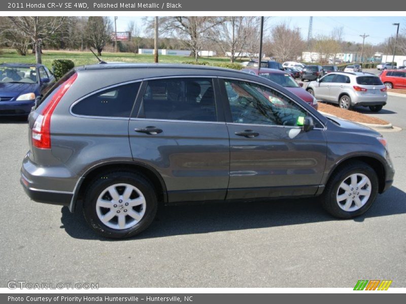 Polished Metal Metallic / Black 2011 Honda CR-V SE 4WD