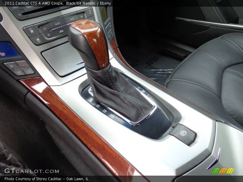 Black Ice Metallic / Ebony 2011 Cadillac CTS 4 AWD Coupe