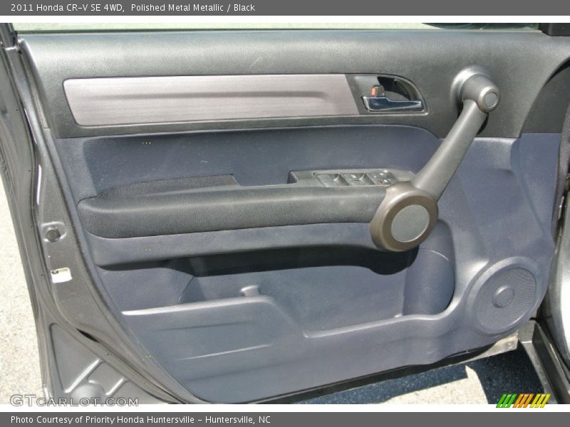 Polished Metal Metallic / Black 2011 Honda CR-V SE 4WD