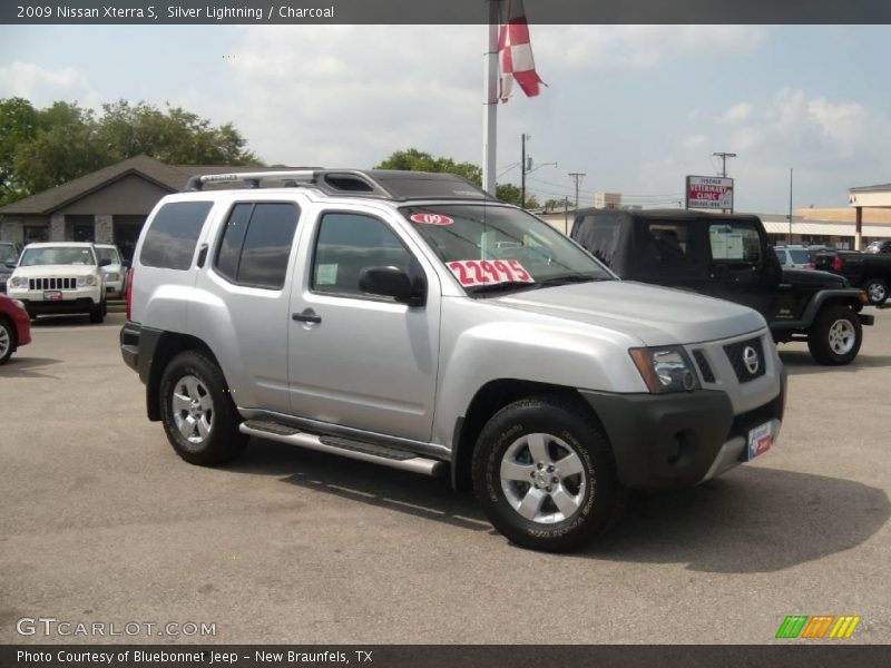 Silver Lightning / Charcoal 2009 Nissan Xterra S