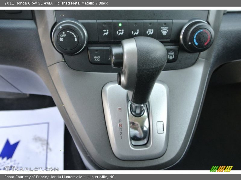 Polished Metal Metallic / Black 2011 Honda CR-V SE 4WD