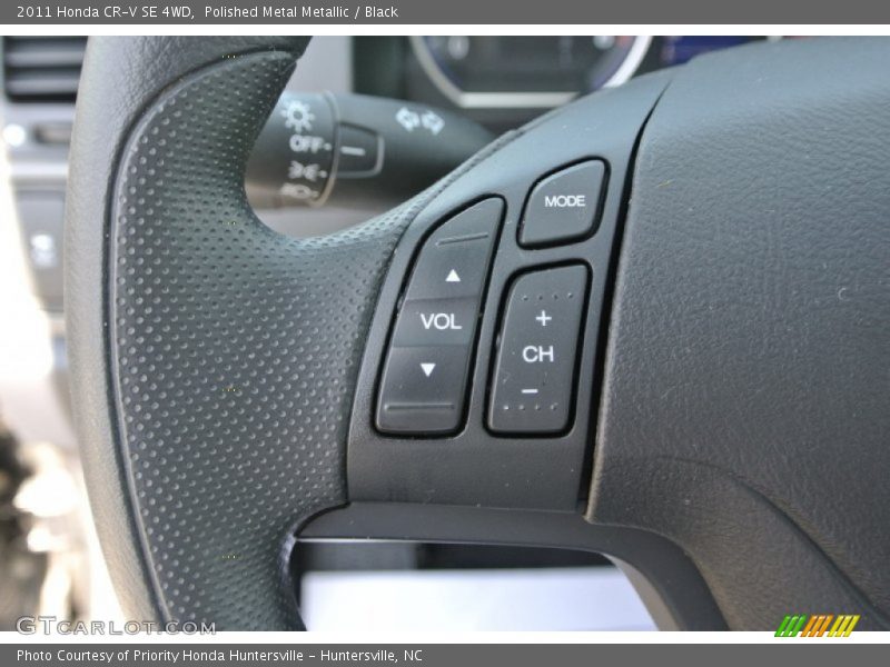 Polished Metal Metallic / Black 2011 Honda CR-V SE 4WD