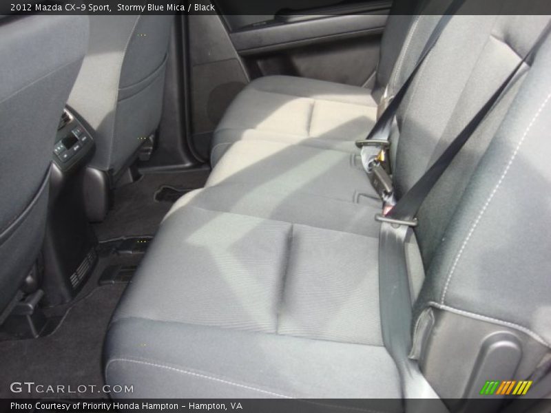 Stormy Blue Mica / Black 2012 Mazda CX-9 Sport