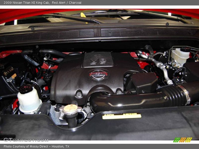 Red Alert / Charcoal 2009 Nissan Titan XE King Cab