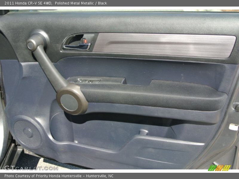 Polished Metal Metallic / Black 2011 Honda CR-V SE 4WD