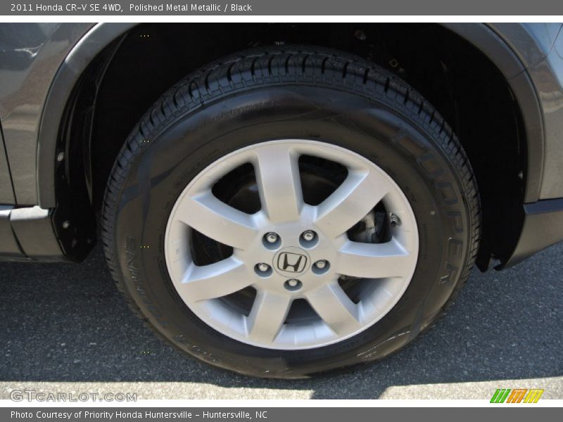 Polished Metal Metallic / Black 2011 Honda CR-V SE 4WD