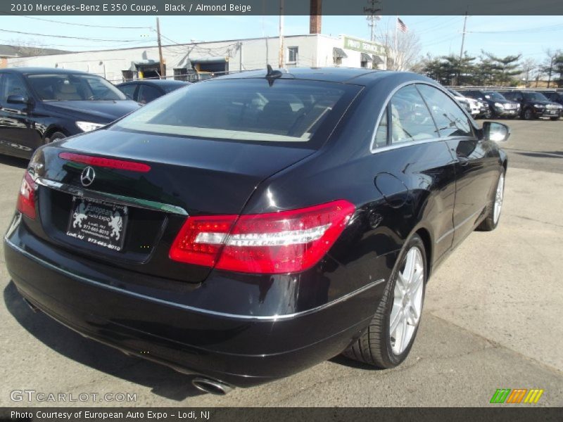 Black / Almond Beige 2010 Mercedes-Benz E 350 Coupe