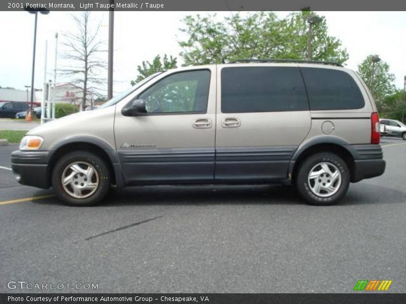 Light Taupe Metallic / Taupe 2001 Pontiac Montana