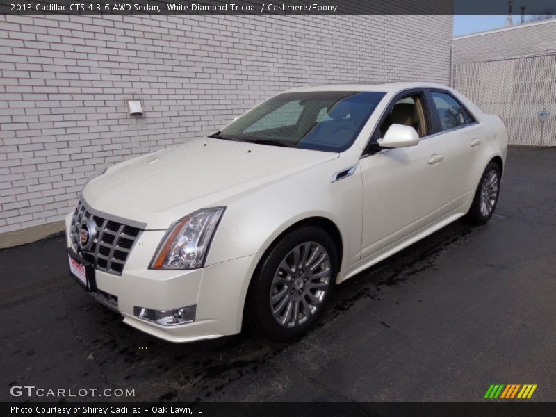 White Diamond Tricoat / Cashmere/Ebony 2013 Cadillac CTS 4 3.6 AWD Sedan