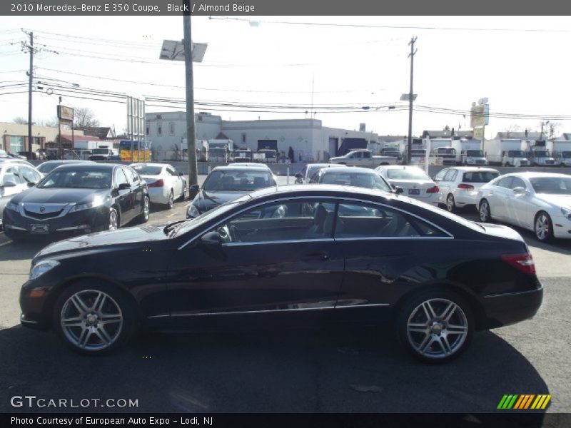 Black / Almond Beige 2010 Mercedes-Benz E 350 Coupe