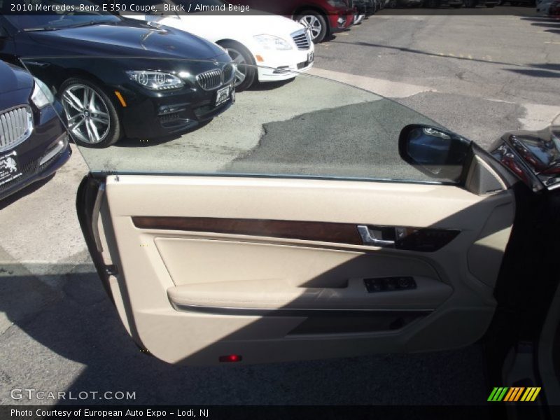 Black / Almond Beige 2010 Mercedes-Benz E 350 Coupe