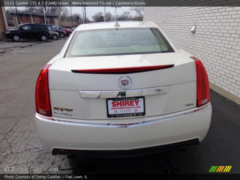 White Diamond Tricoat / Cashmere/Ebony 2013 Cadillac CTS 4 3.6 AWD Sedan
