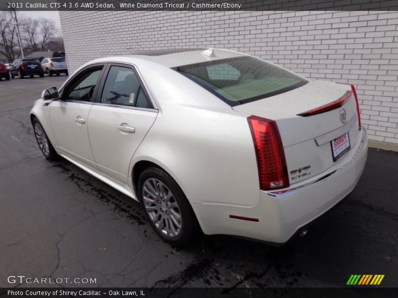 White Diamond Tricoat / Cashmere/Ebony 2013 Cadillac CTS 4 3.6 AWD Sedan