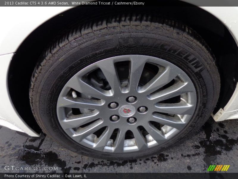 White Diamond Tricoat / Cashmere/Ebony 2013 Cadillac CTS 4 3.6 AWD Sedan
