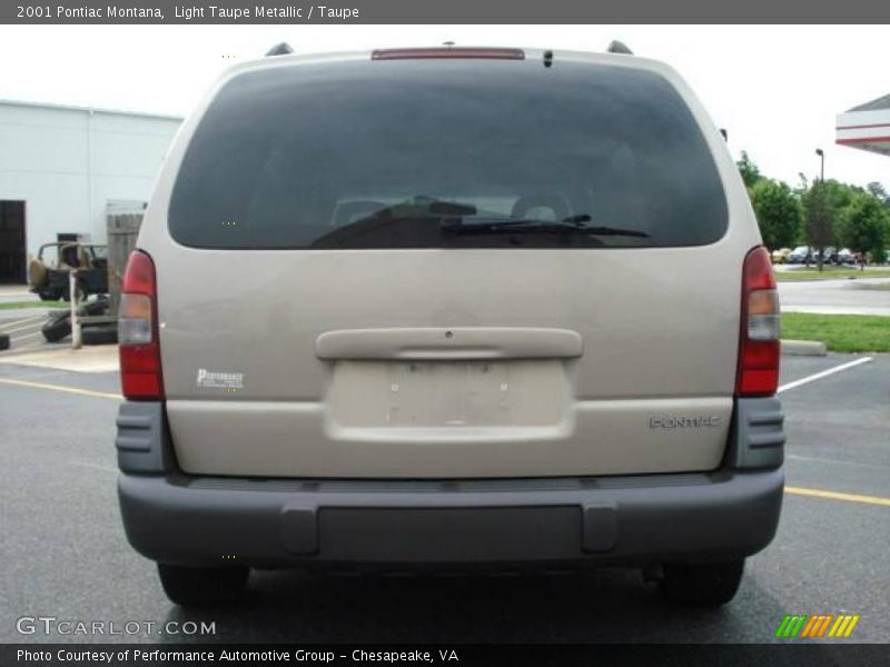 Light Taupe Metallic / Taupe 2001 Pontiac Montana