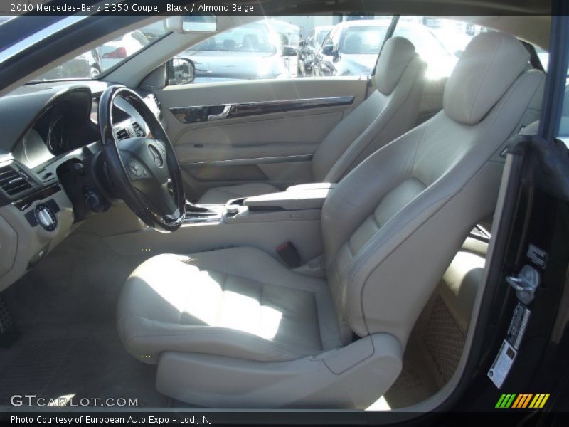 Black / Almond Beige 2010 Mercedes-Benz E 350 Coupe