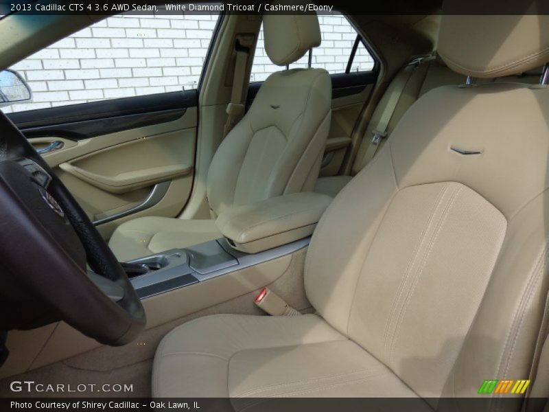 White Diamond Tricoat / Cashmere/Ebony 2013 Cadillac CTS 4 3.6 AWD Sedan