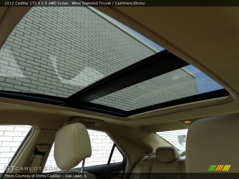 White Diamond Tricoat / Cashmere/Ebony 2013 Cadillac CTS 4 3.6 AWD Sedan