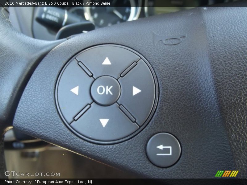 Black / Almond Beige 2010 Mercedes-Benz E 350 Coupe
