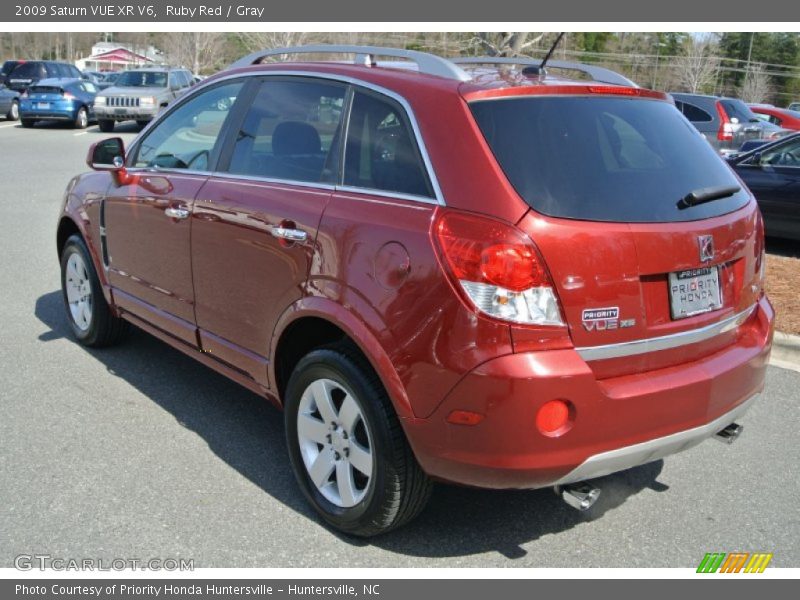 Ruby Red / Gray 2009 Saturn VUE XR V6