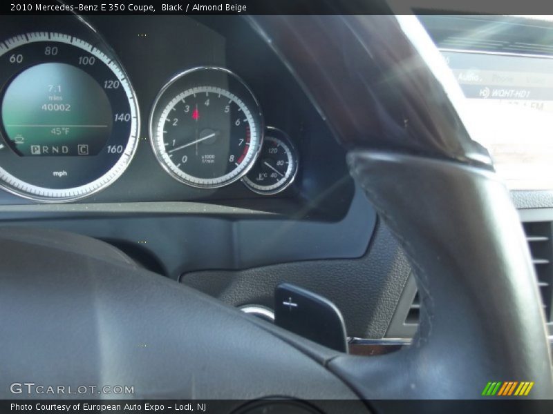 Black / Almond Beige 2010 Mercedes-Benz E 350 Coupe