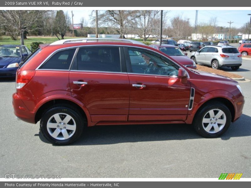 Ruby Red / Gray 2009 Saturn VUE XR V6