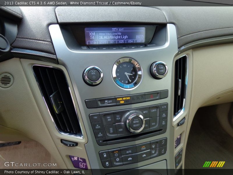 White Diamond Tricoat / Cashmere/Ebony 2013 Cadillac CTS 4 3.6 AWD Sedan
