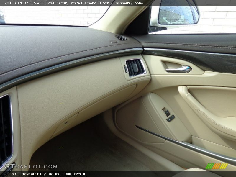 White Diamond Tricoat / Cashmere/Ebony 2013 Cadillac CTS 4 3.6 AWD Sedan