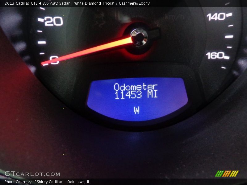 White Diamond Tricoat / Cashmere/Ebony 2013 Cadillac CTS 4 3.6 AWD Sedan