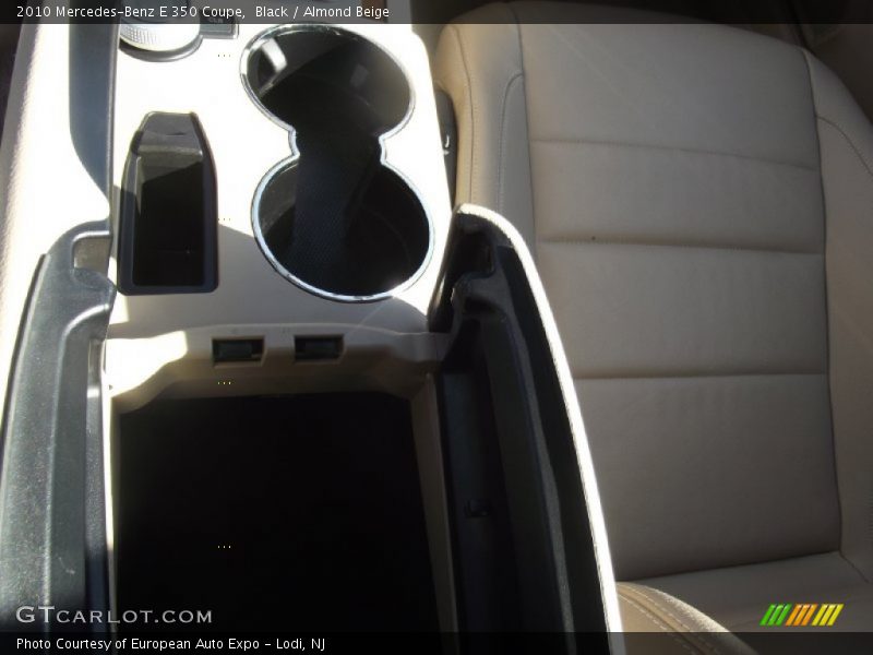 Black / Almond Beige 2010 Mercedes-Benz E 350 Coupe