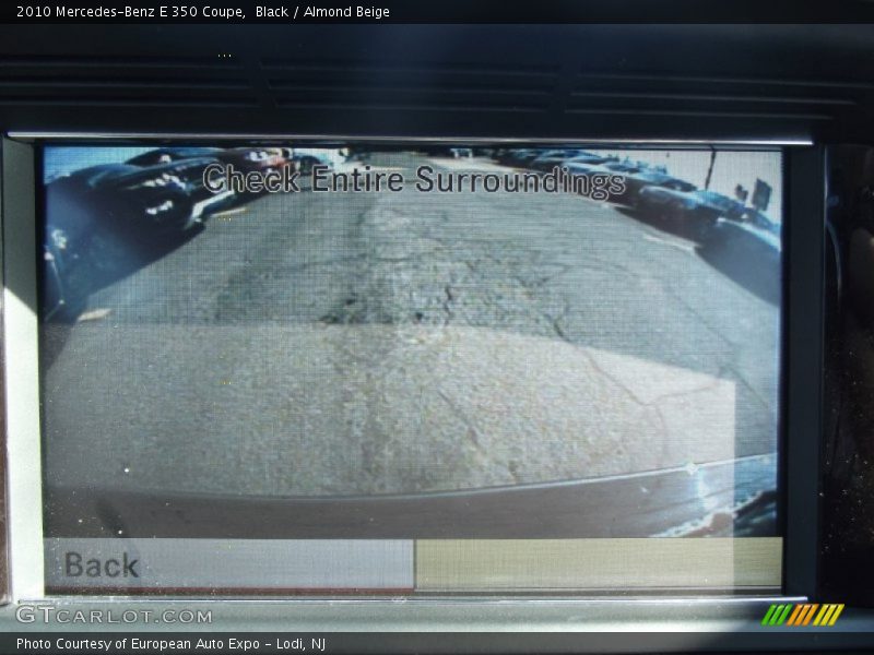 Black / Almond Beige 2010 Mercedes-Benz E 350 Coupe