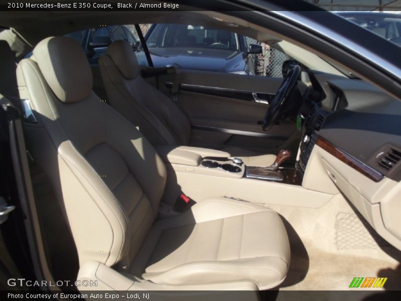 Black / Almond Beige 2010 Mercedes-Benz E 350 Coupe