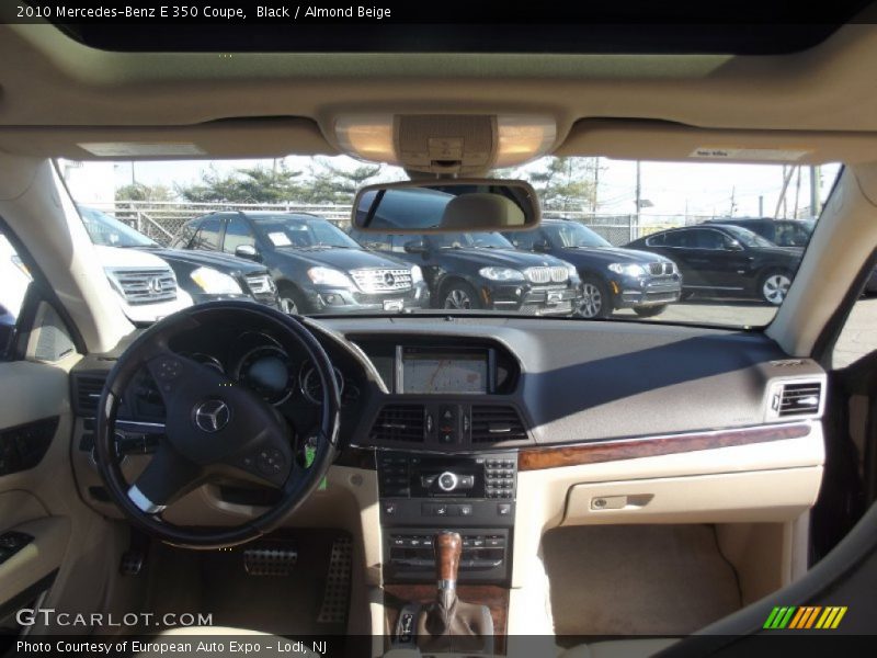 Black / Almond Beige 2010 Mercedes-Benz E 350 Coupe