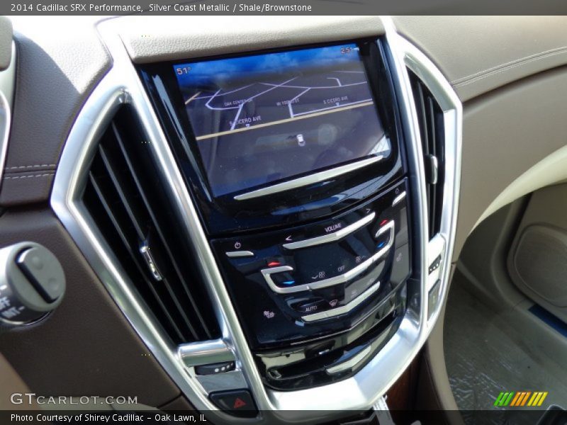 Silver Coast Metallic / Shale/Brownstone 2014 Cadillac SRX Performance