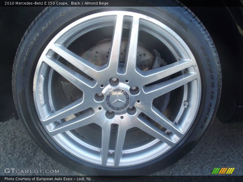 Black / Almond Beige 2010 Mercedes-Benz E 350 Coupe