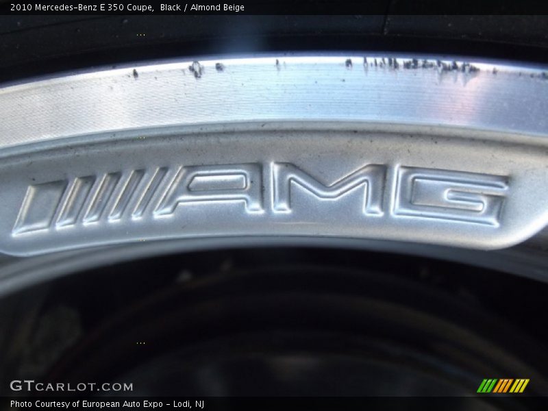 Black / Almond Beige 2010 Mercedes-Benz E 350 Coupe