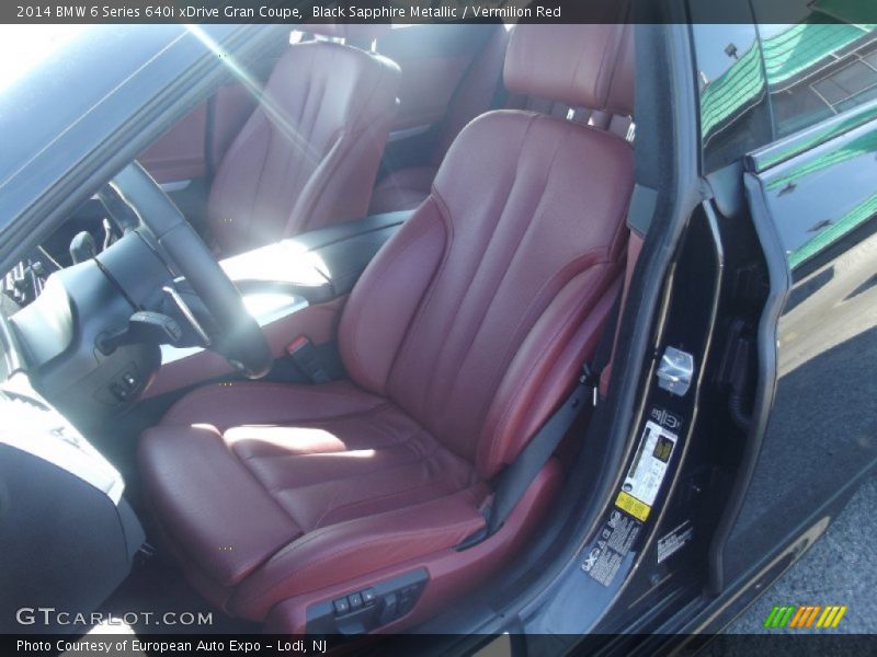 Front Seat of 2014 6 Series 640i xDrive Gran Coupe