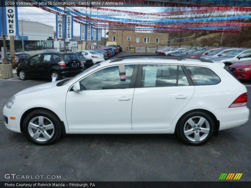 Candy White / Anthracite 2009 Volkswagen Jetta SE SportWagen