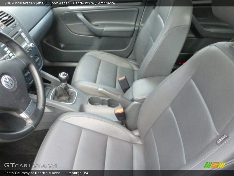  2009 Jetta SE SportWagen Anthracite Interior